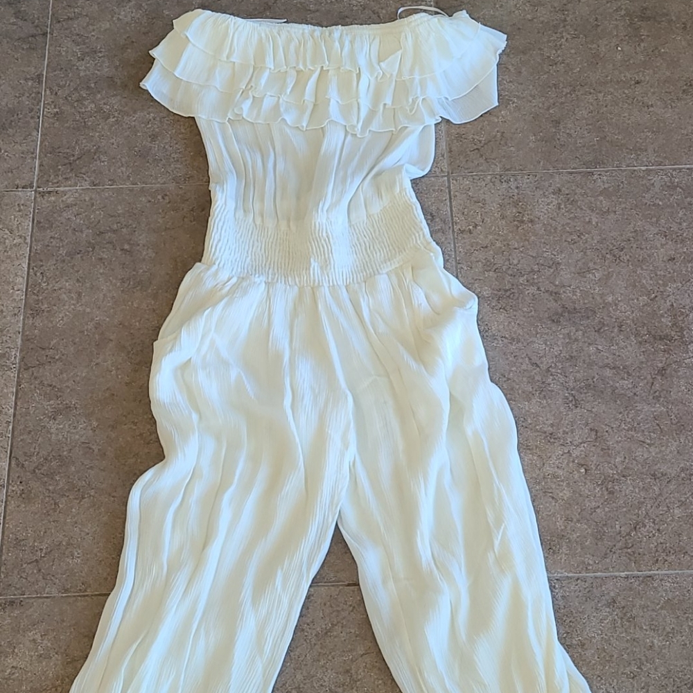 Arden B white Jumpsuit